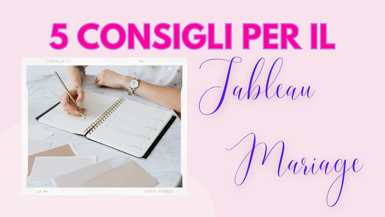 Tableau mariage - matrimonio