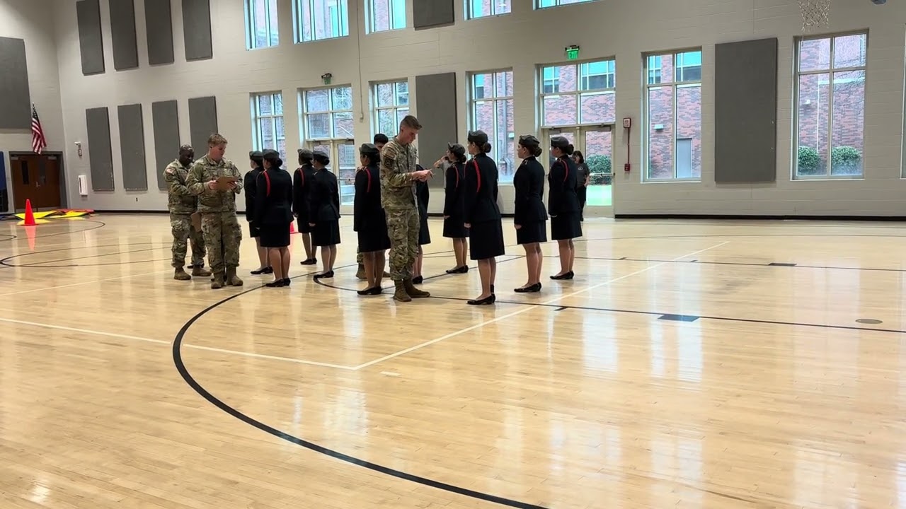 Enterprise High School JROTC Belles of the Blue Knights | Inspection | Auburn, AL 2/21/2026