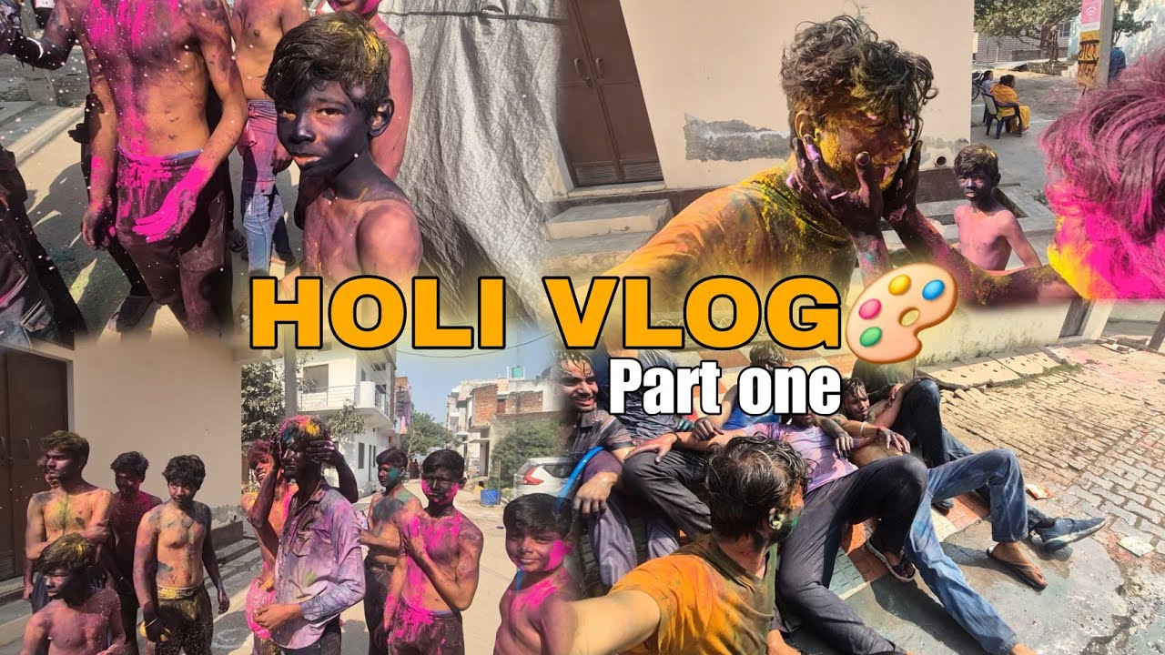 HOLI VLOG 🎨🤣 | bura na maano holi haii 🤣🤣 | vlogs | Part 1 