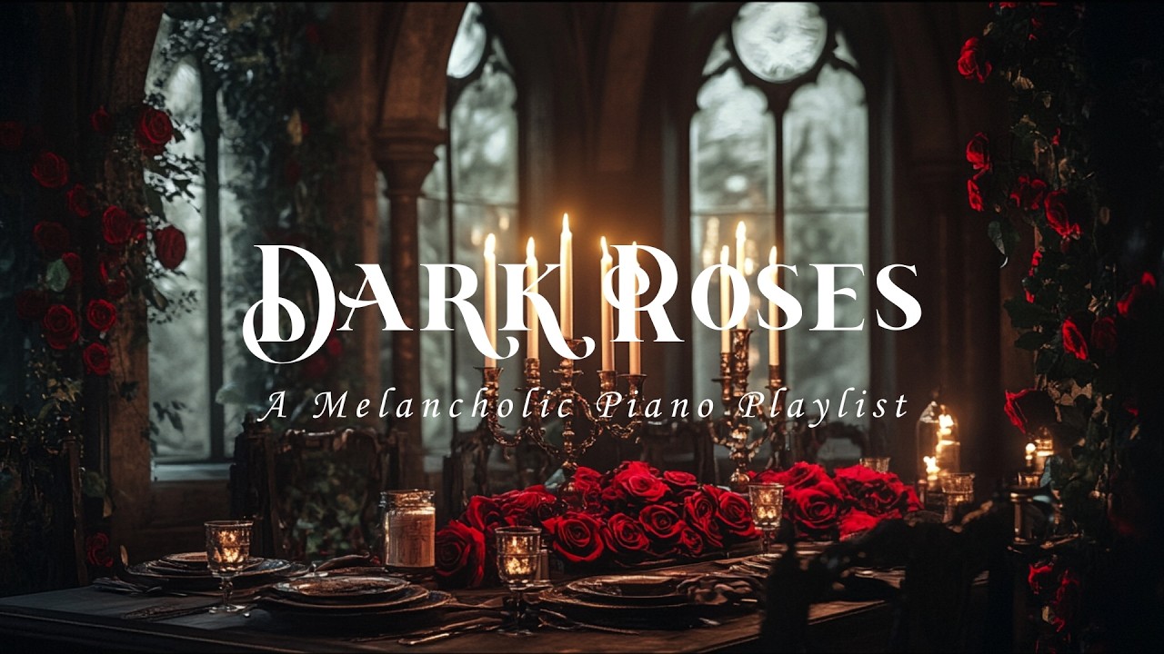 𝐃𝐚𝐫𝐤 𝐄𝐥𝐞𝐠𝐚𝐧𝐜𝐞 | 𝐑𝐨𝐬𝐞𝐬, 𝐂𝐚𝐧𝐝𝐥𝐞𝐬, 𝐚𝐧𝐝 𝐏𝐢𝐚𝐧𝐨 𝐢𝐧 𝐚 𝐐𝐮𝐢𝐞𝐭 𝐌𝐚𝐧𝐬𝐢𝐨𝐧 | 𝐃𝐚𝐫𝐤 𝐀𝐜𝐚𝐝𝐞𝐦𝐢𝐚 𝐏𝐥𝐚𝐲𝐥𝐢𝐬𝐭