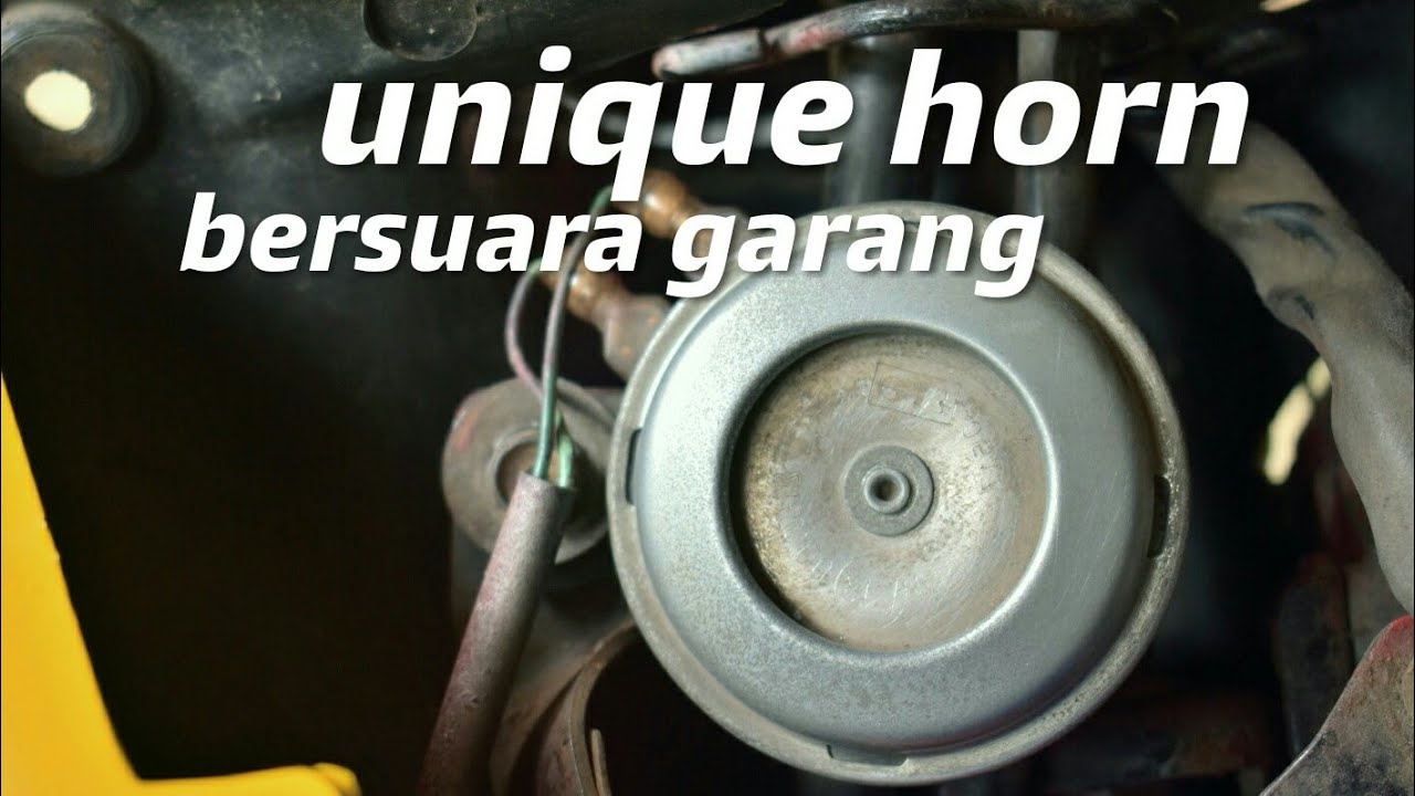 Cara membuat suara klakson menjadi garang dan unik serta double nyaring - horn modification