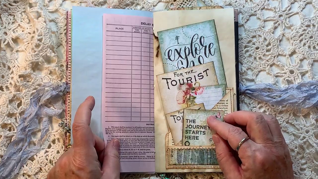 Blue Fern Studios Design Team Project - Passages Traveler's Notebook