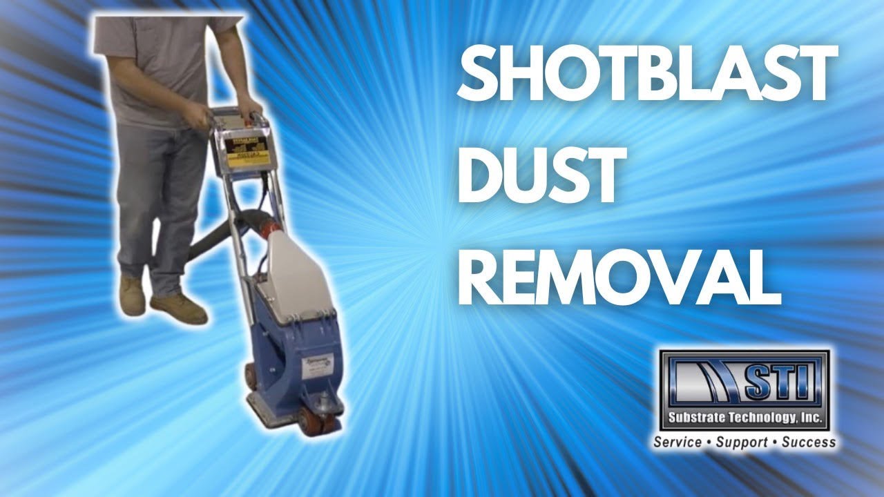 Dust Removal by Shot Blasting | Demo by Surface Prep Expert Josh Jones