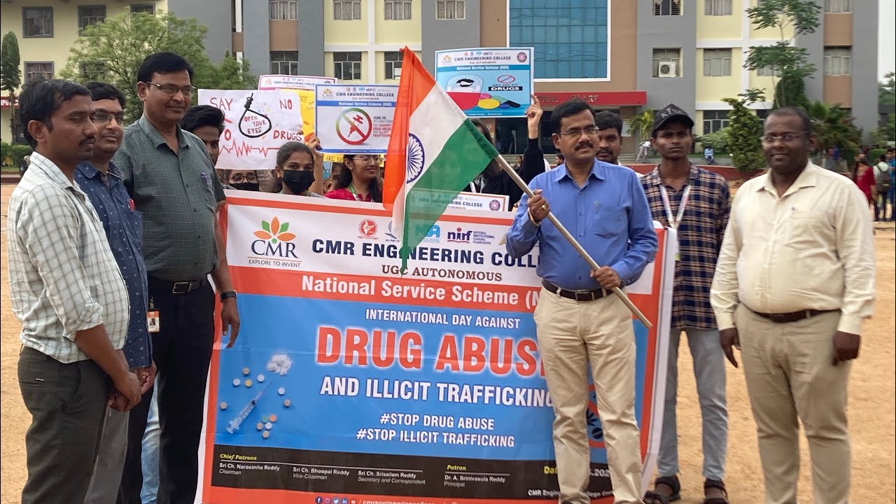International Day Against DRUG ABUSE || CMR Engineering College || Hyd. #cmrec