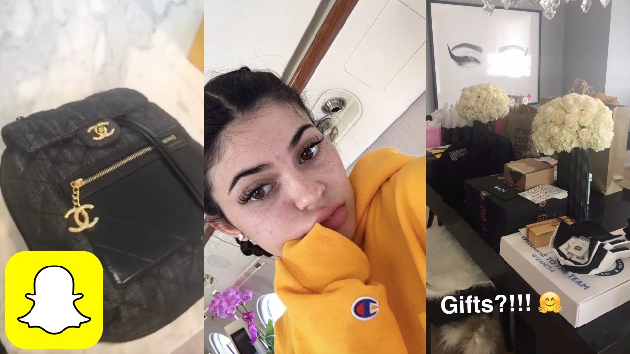 Kylie Jenner's BIRTHDAY GIFTS on Snapchat | Kylie Snaps