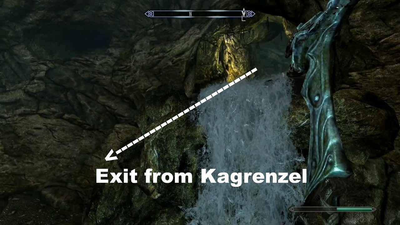 Skyrim: Ancient Technology: Stony Creek Cave: This is really exit from Kagrezel