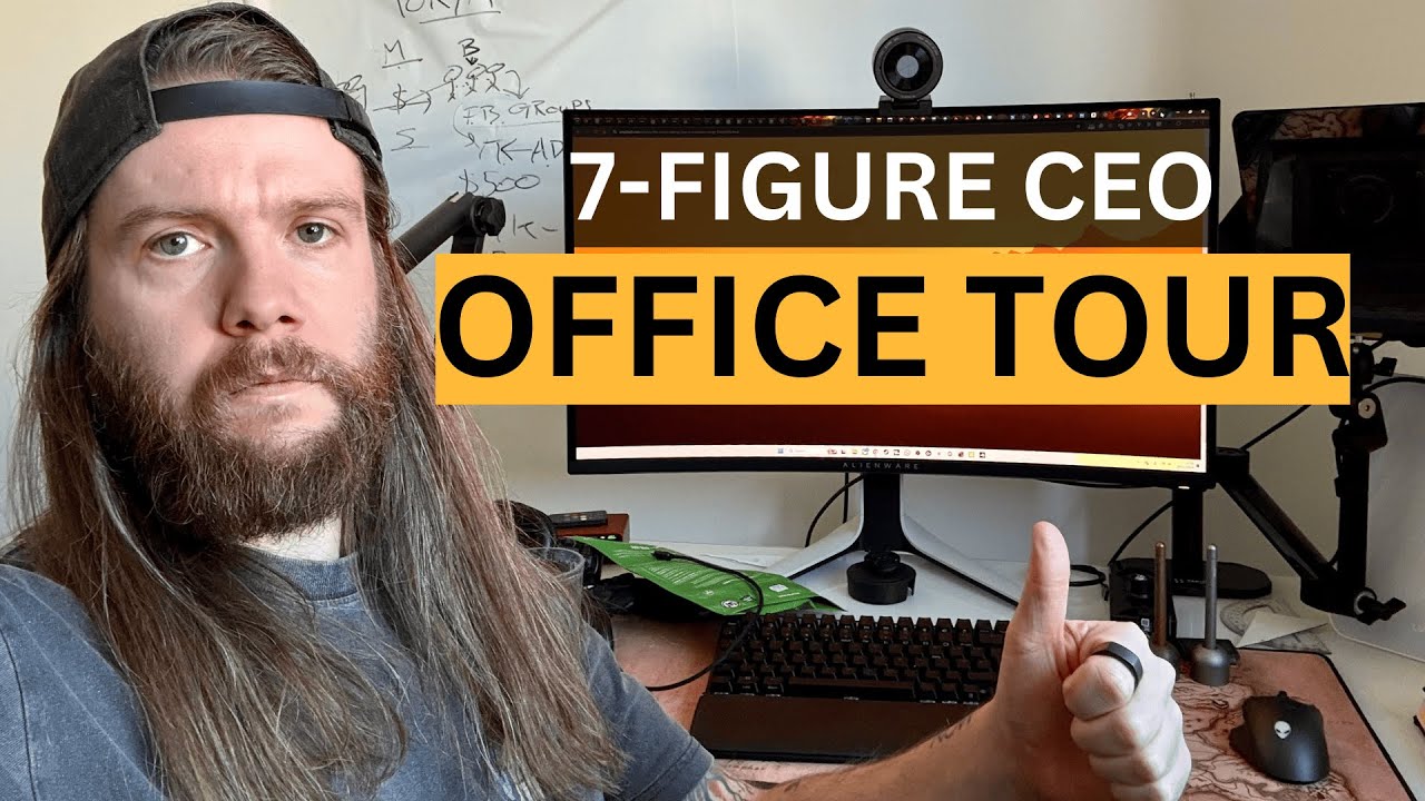 A tour around my 7-figure office + bonus racing sim rig 2024