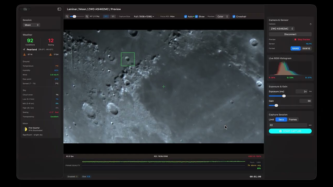 Laminar - Planetary Capture for macOS