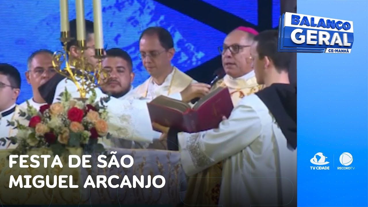 Festa de São Miguel Arcanjo, em Fortaleza, lota Centro de Eventos | Balanço Geral CE Manhã