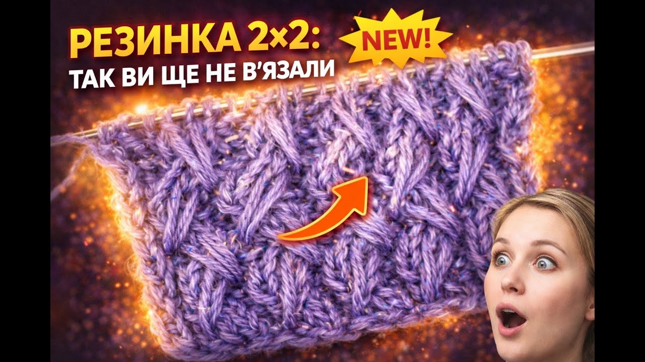 РЕЗИНКА 2×2:ТАК ВИ ЩЕ НЕ В’ЯЗАЛИ НабірУзор Закриття | Rib 2×2 Knitting You’ve NeverDone It Like This