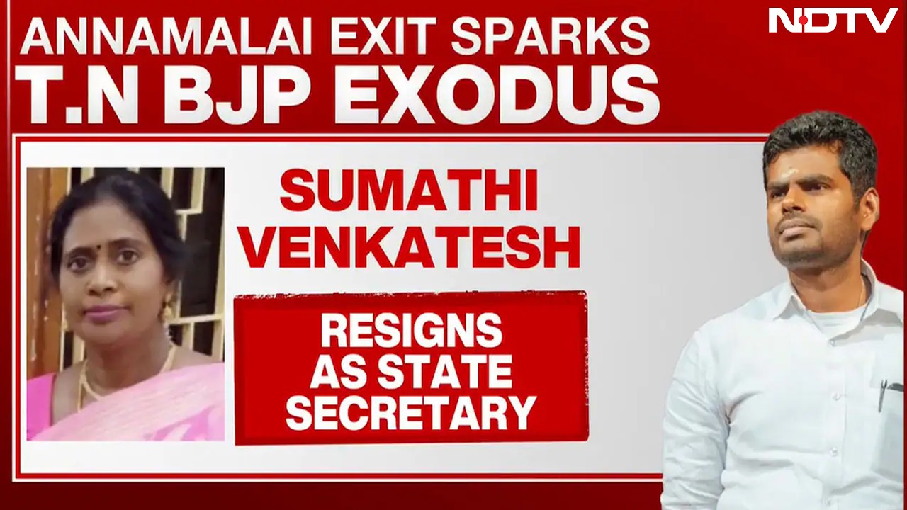 Annamalai News | Annamalai Exit Triggers BJP Churn In Tamil Nadu, More Leaders Resign