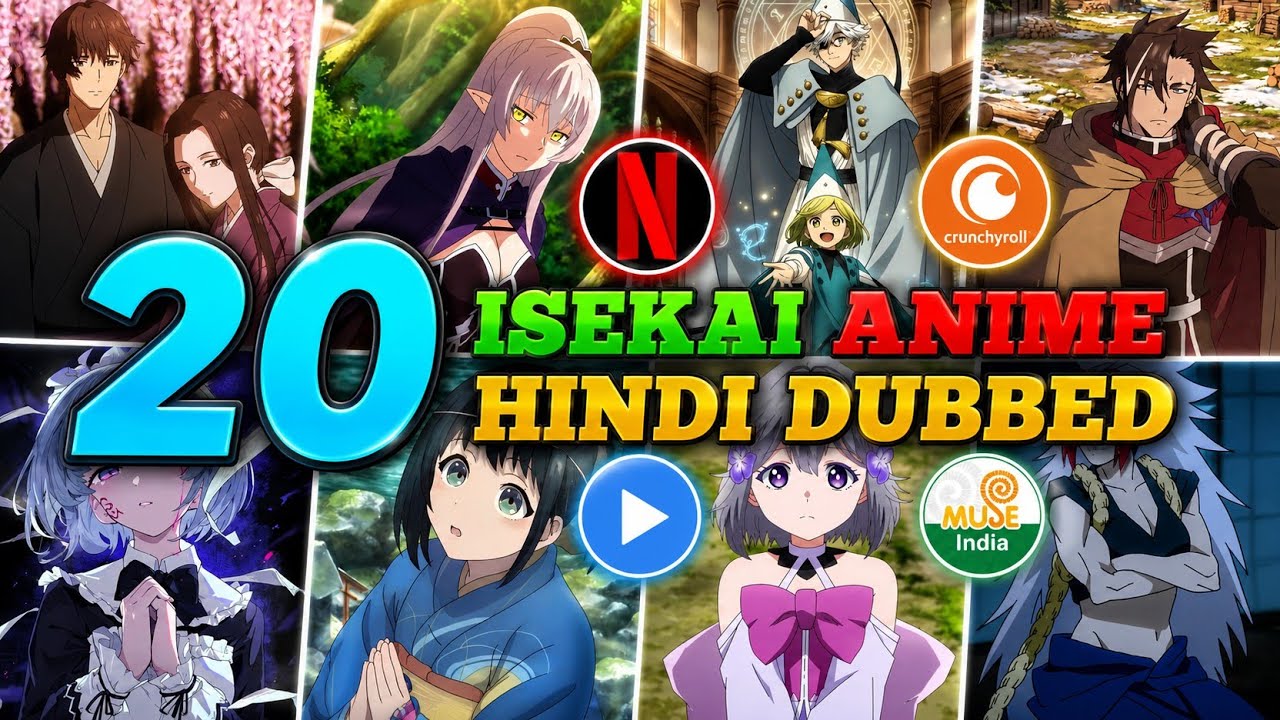 Top 20 Isekai Anime Hindi Dubbed | Isekai Fantasy Anime 2026 