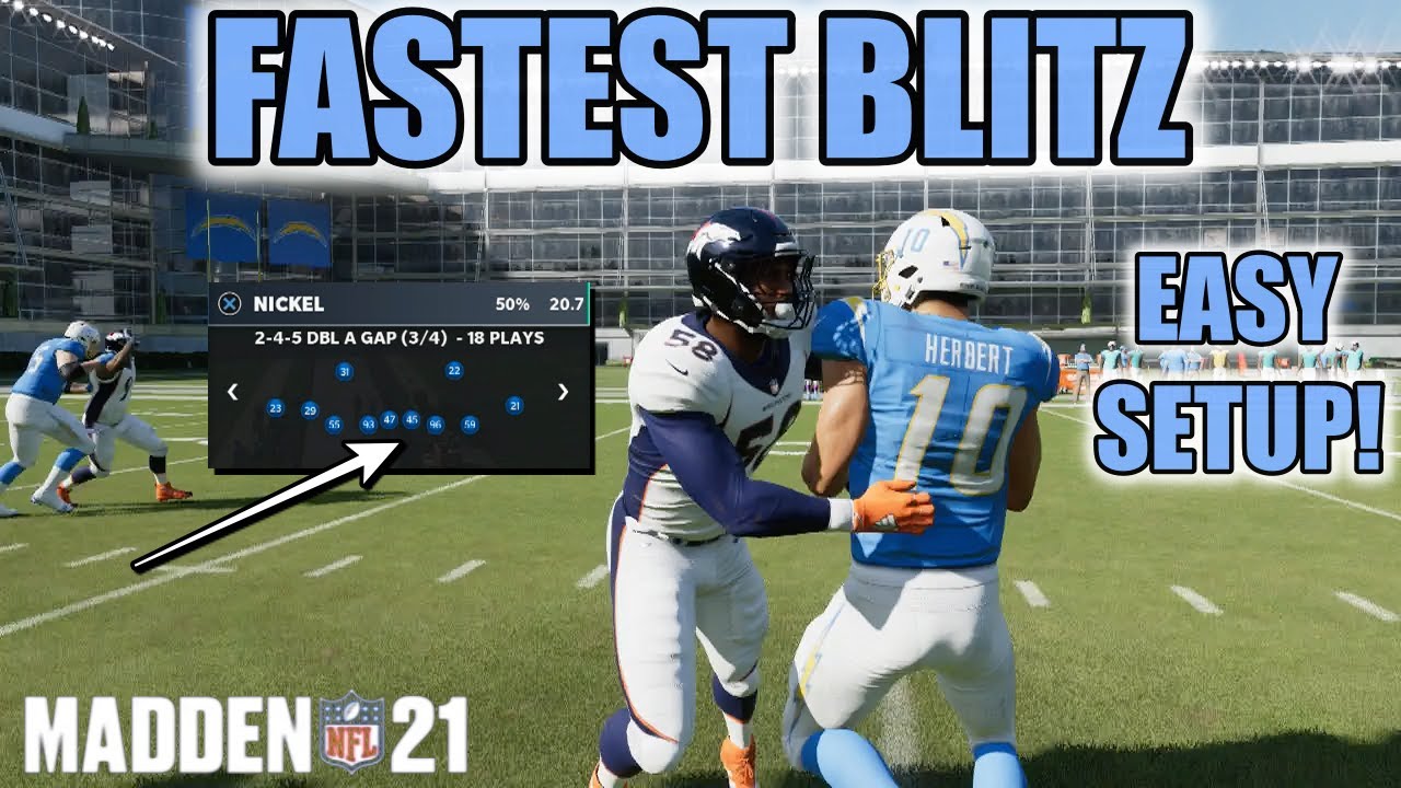 LEARN THE FASTEST BLITZ IN MADDEN 21! THIS GLITCHY DEFENSE IS EASY TO SETUP AND SCREAMS!