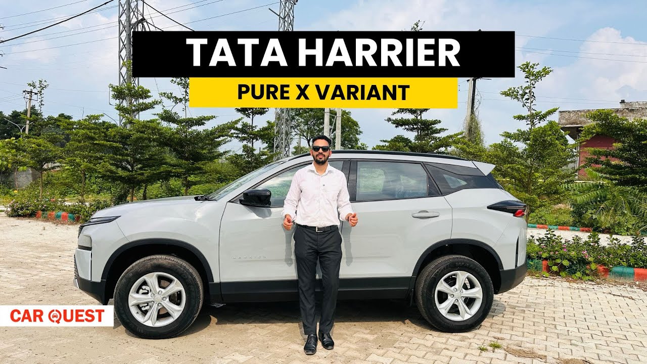 2025 Tata Harrier Pure X Variant Walkaround | Car Quest