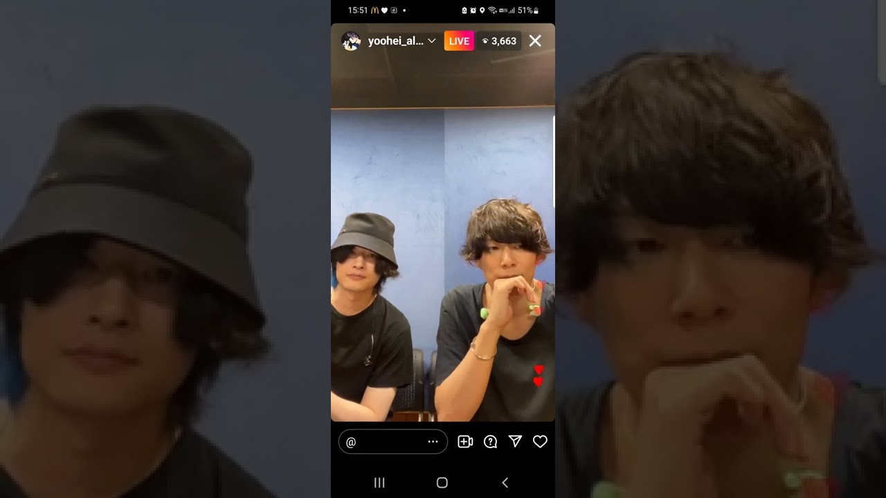 2022年 7月 6日　15:30インスタライブ　[Alexandros]