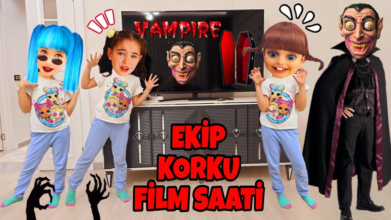 ELİF VE ARKADAŞLARI KORKU FİLMİ GECESİ YAPTI !! KORKTULAR! بابا جاب لي بالون - جنى مقداد | طيور بيبي