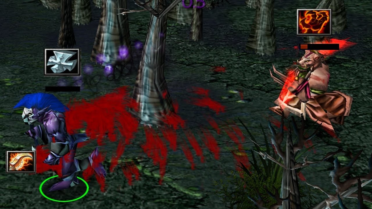 DOTA DAZZLE HEX vs BLOODSEEKER (GRAVE ABSORBS 6000 DAMAGE!)