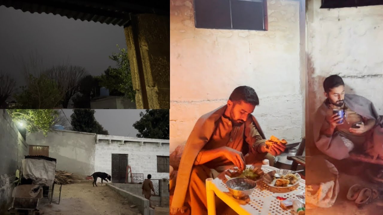 Rainy Night in Village | imhamzaali