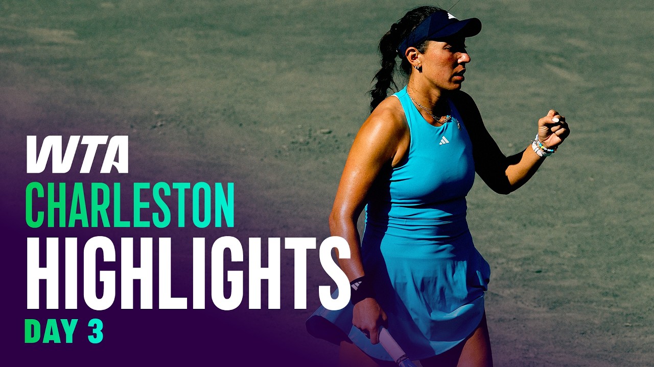 Day 3 in Charleston was no joke featuring Pegula, Jovic, Zarazua, and more | WTA Match Highlights