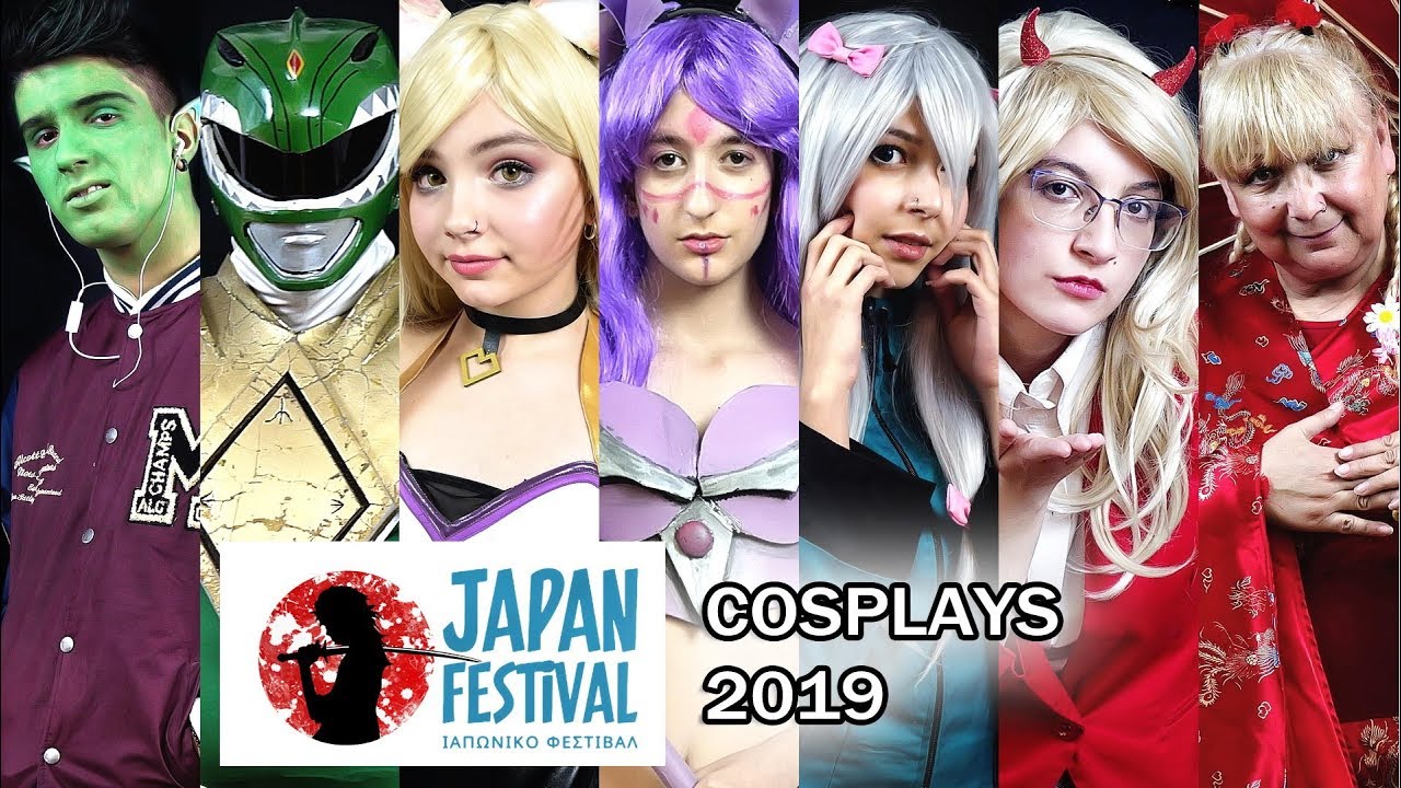 Japan Festival 2019 - Cosplays (4K / 60fps /Athens / Greece / 17.03.2019)