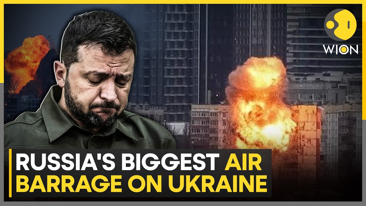Russia-Ukraine War: Moscow Launches Biggest Air Barrage On Ukraine Since War Began | WION News