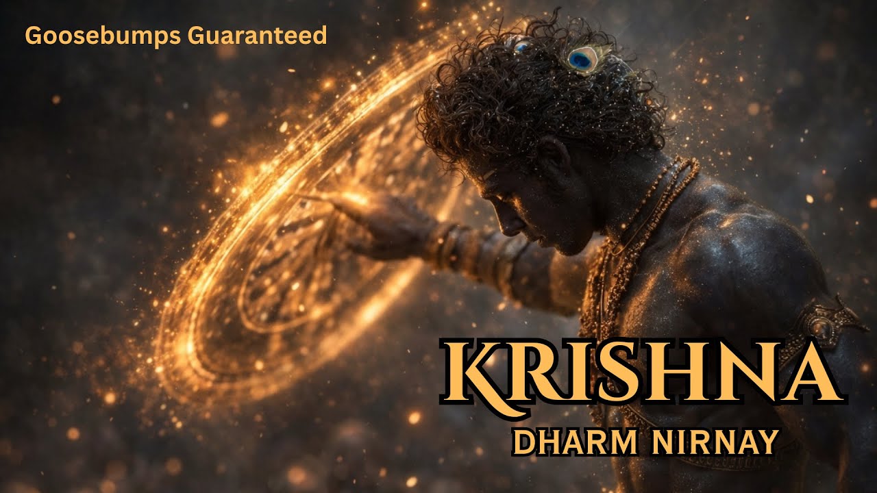 Krishna – Dharm Nirnay | Mahabharat's Ultimate Justice | Bhagavad Gita Devotional Song (Goosebumps)