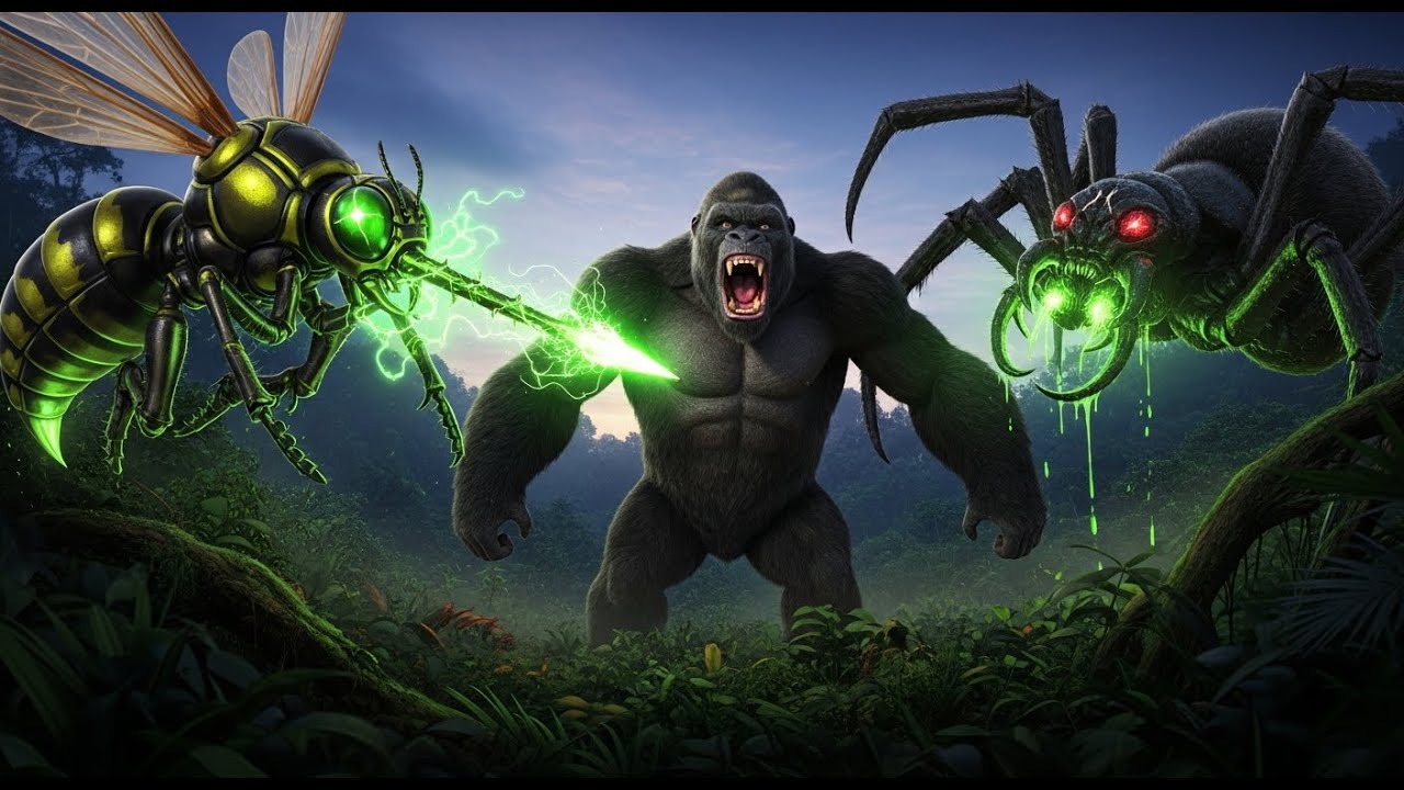 KONG vs THE NEON ASSASSINS Primal Guardian Ri