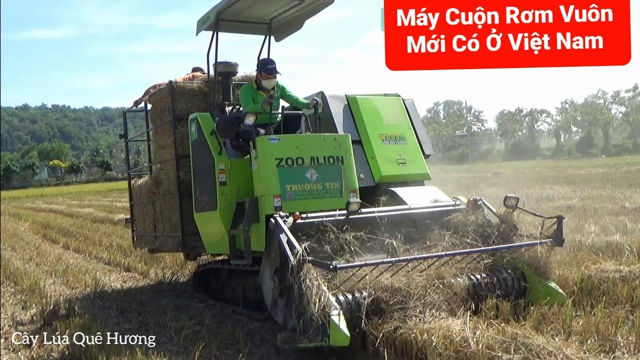 Máy Cuộn Rơm Vuôn Thế Hệ Mới Có Mới Ở Việt Nam