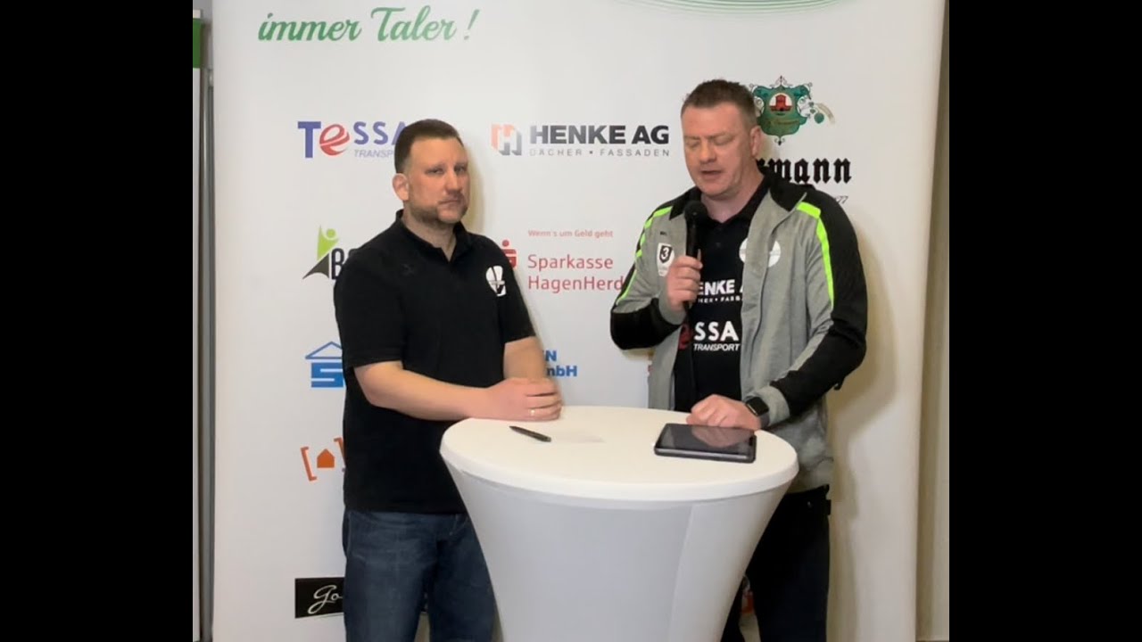 Video-Interview vom TuS Volmetal mit Trainer Marc Rode vor der Abstiegsrelegation 2022.
