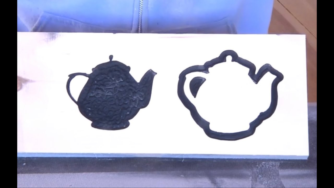 #457 Freehand Carving / Routing The Teapot In Wood