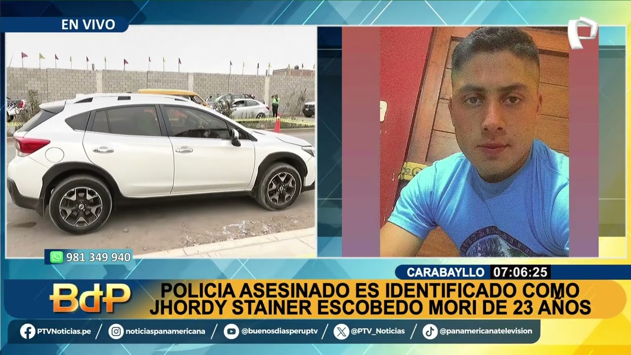 Asesinan a alférez de la PNP en Carabayllo durante el estado de emergencia