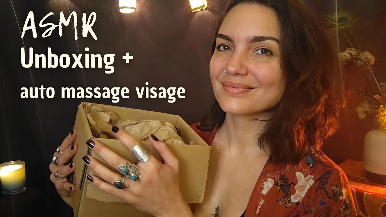 ASMR UNBOXING MULTIDECLENCHEURS + automassage du visage