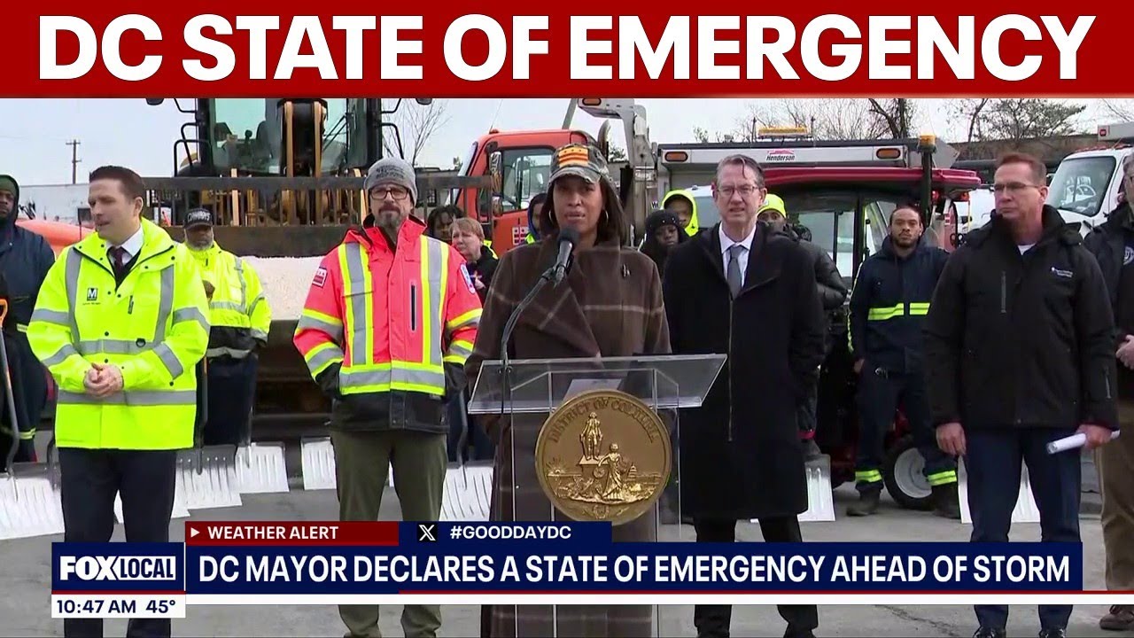 DC State of Emergency declared ahead of snowstorm