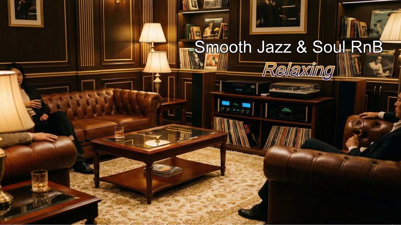 Smooth Jazz & Soul RnB Relaxant pour Soirée Chic, Détente Profonde, Ambiance Lounge et Esprit Apaisé