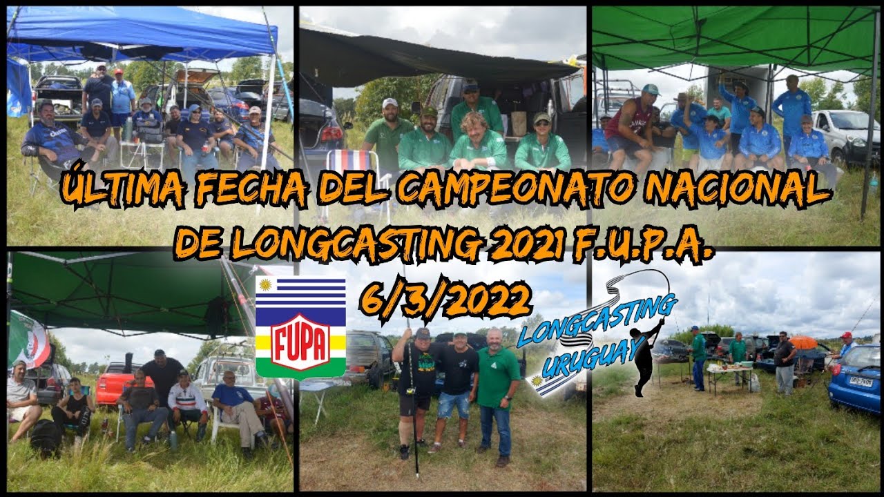 Última fecha y recuperatorio del campeonato nacional 2021 F.U.P.A Longcasting Uruguay. 6/3/2022