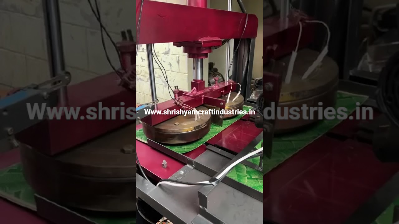 semi automatic corrugation thali machine