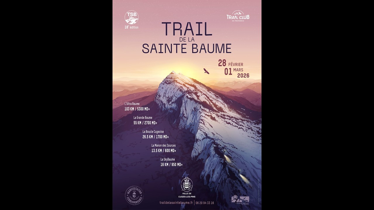 Trail de la sainte Baume 2026 - 55km