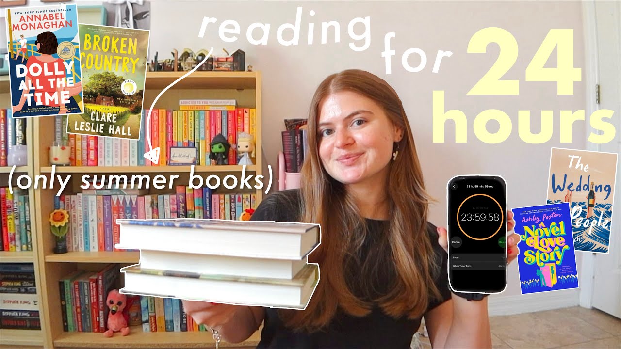24hr readathon ⏰📚 *reading only summer books for 24 hours*