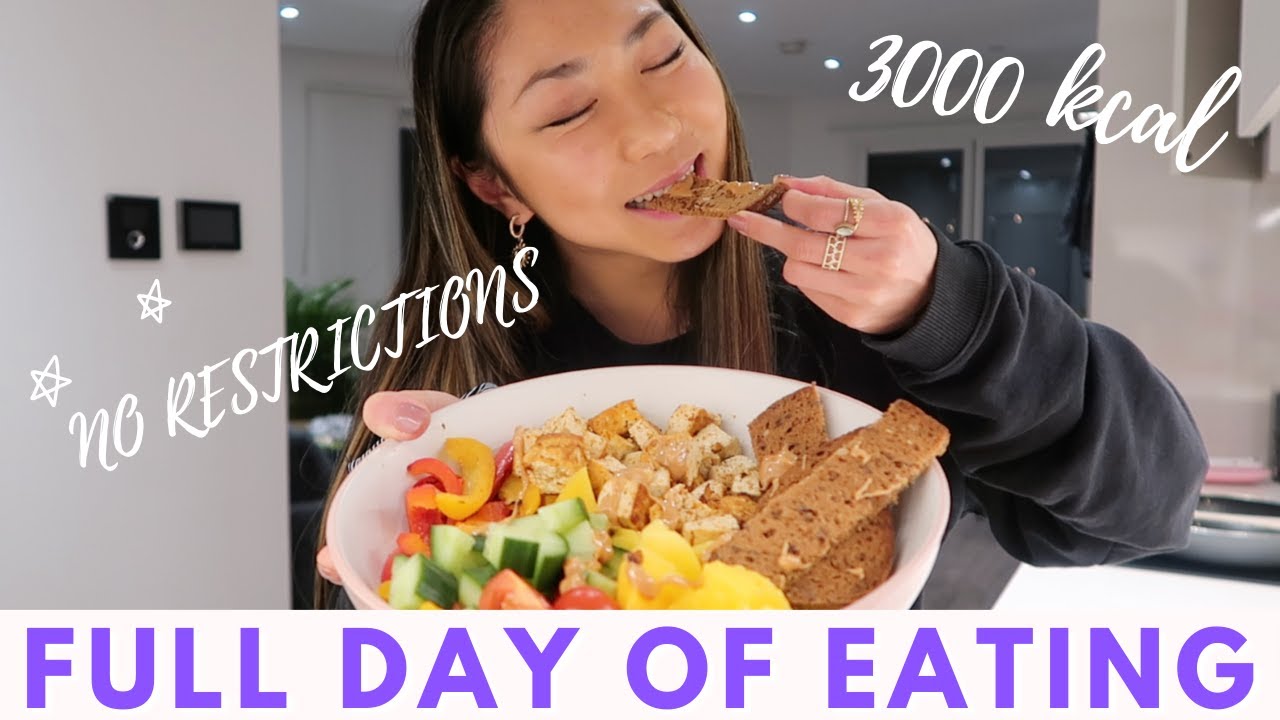 FULL DAY OF EATING | No Restrictions, Overcoming Past Fear Foods, Easy Meal Prep Ideas, Balance!