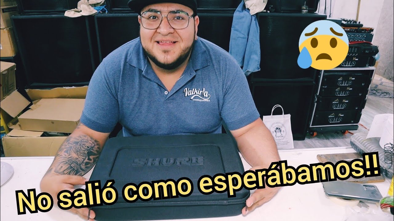 Unboxin y test micrófonos Shure Blx-288