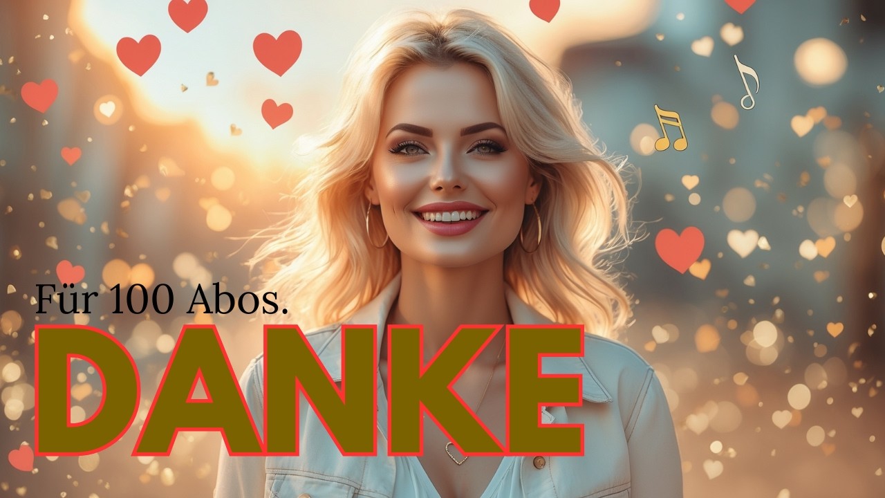 100 Herzen für Susanne ❤️ Mein Dankeschön an euch! (Offizielles Video)