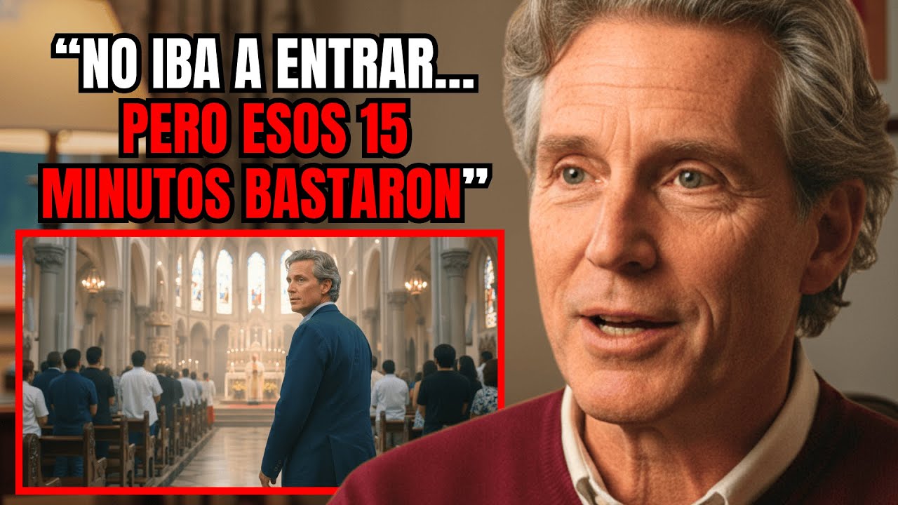 Ex PROTESTANTE esperó a su madre afuera de misa... entró 15 minutos y se convirtió