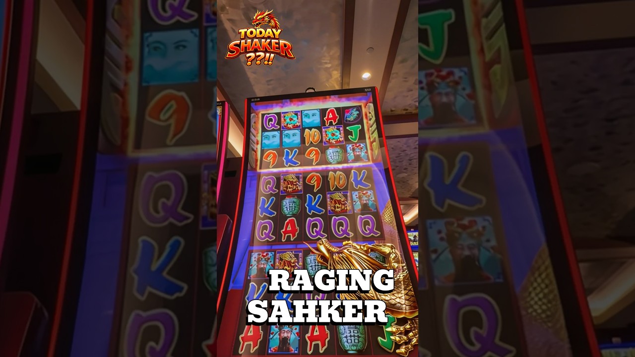 Today Shaker!! RAGING SHAKER on Triple Fortune Dragon Rising  Jackpot