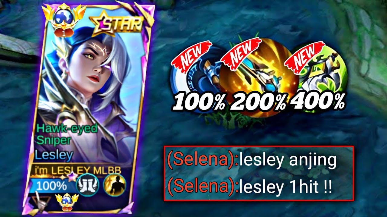 SELENA SAMPEK KENA MENTAL LESLEY FULL DAMAGE | MOBILE LEGENDS BANG BANG