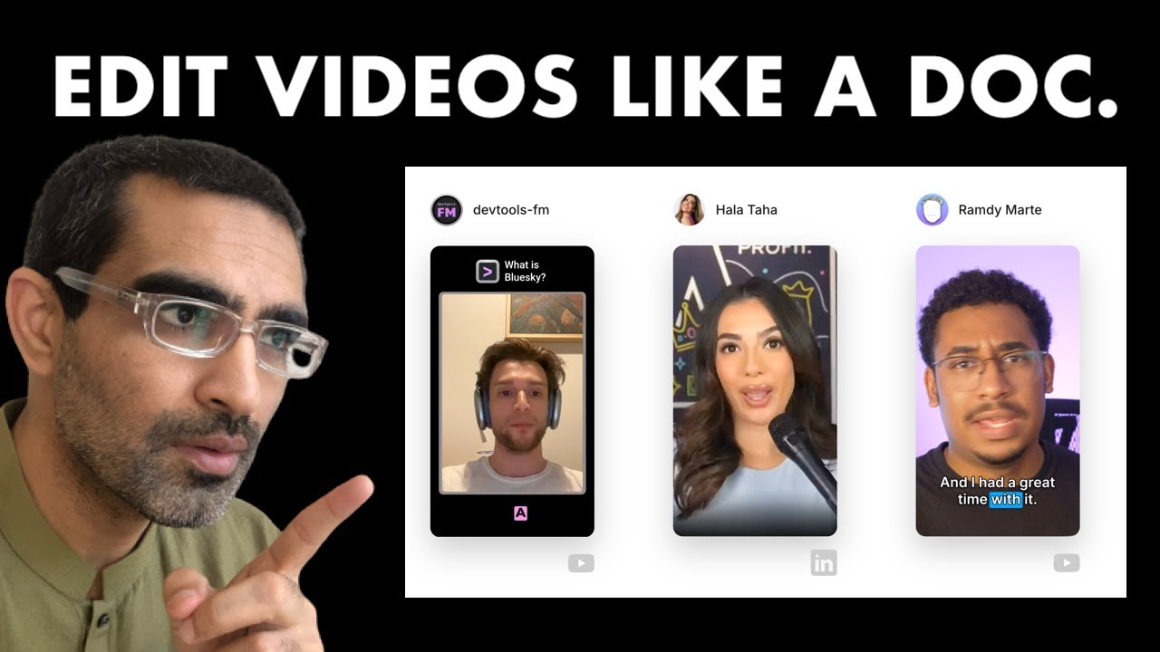How To Edit Videos With AI Like A Text Doc (Descript Agent Underlord)