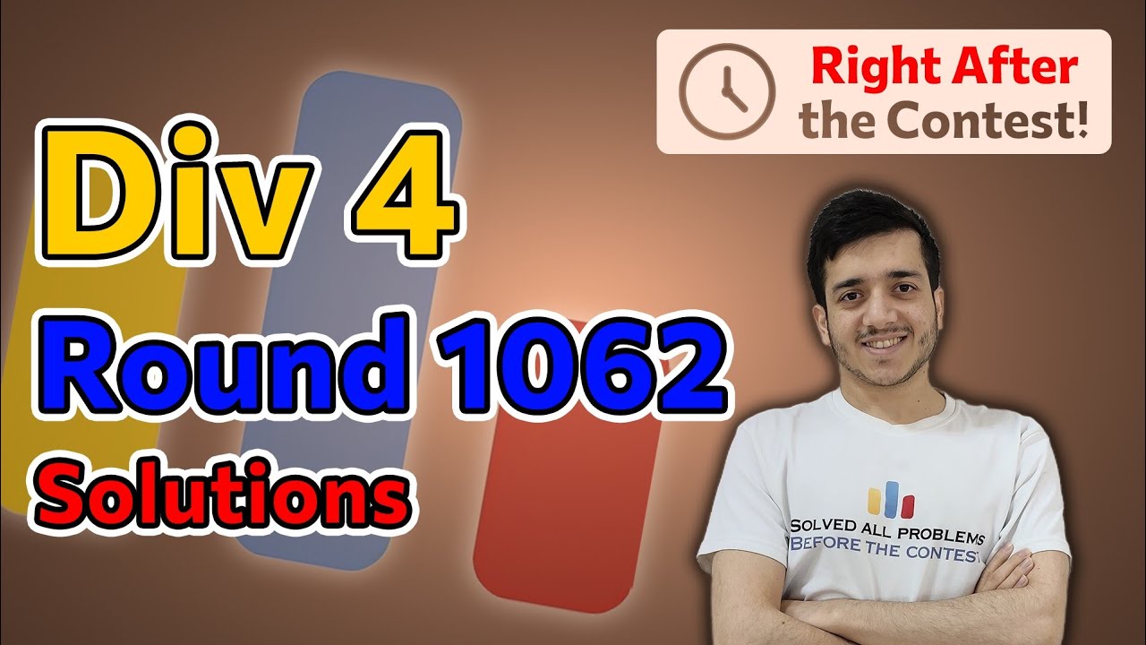Codeforces Round 1062 (Div. 4) | Solutions by Arpa