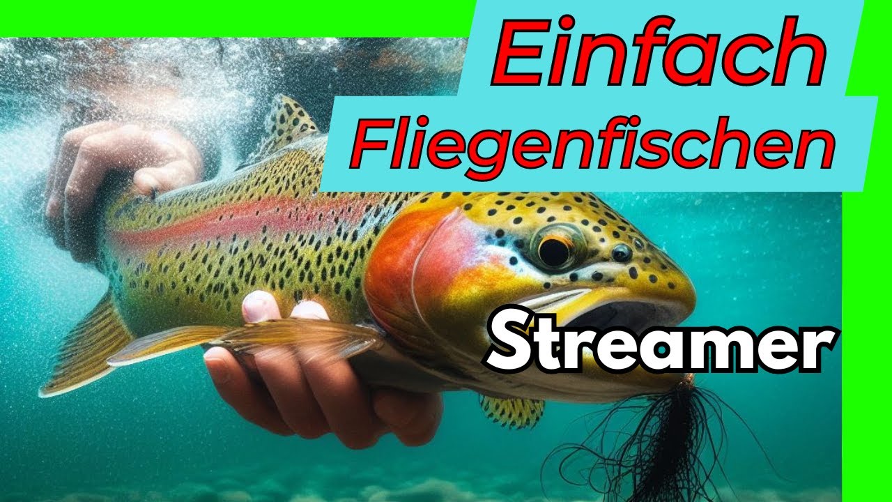 Einfach Fliegenfischen | Mit dem Streamer zum Fisch 🎣  | Tutorial | Livebisse und Fangerfolg 🐟