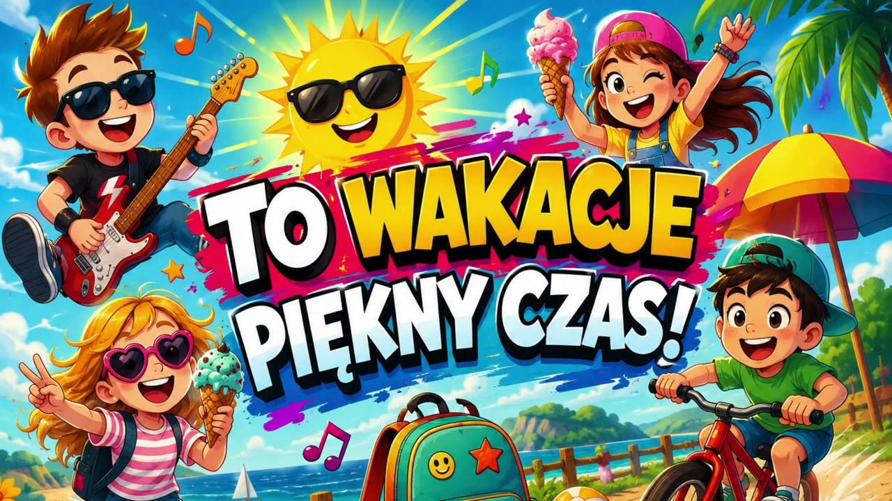 To wakacje &ndash; piękny czas! ☀️🎵 | Piosenka dla dzieci na lato i zakończenie roku