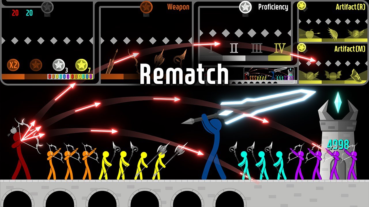Artifact War (Rematch) - Stickman & Ragdoll Fight