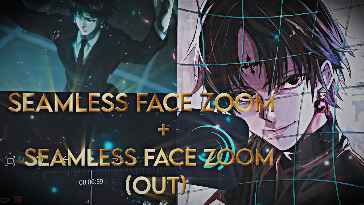 شرح سيملس فيس زوم في لايت موشن ALIGHT MOTION TUTORIAL SEAMLESS FACE ZOOM + (OUT)